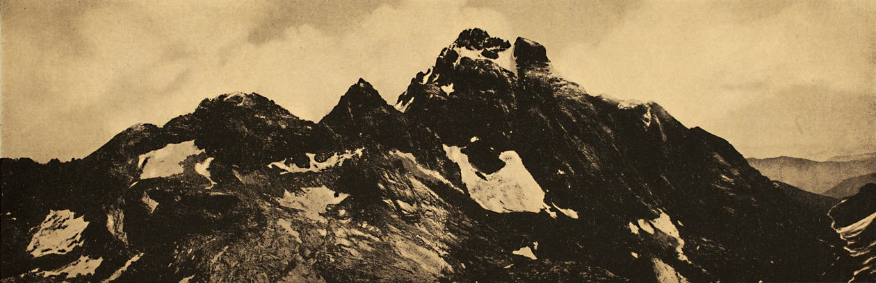 Italské krajiny v Božské komedii: "Monviso" (Par. VI, 49-51) od Unbekannter Künstler