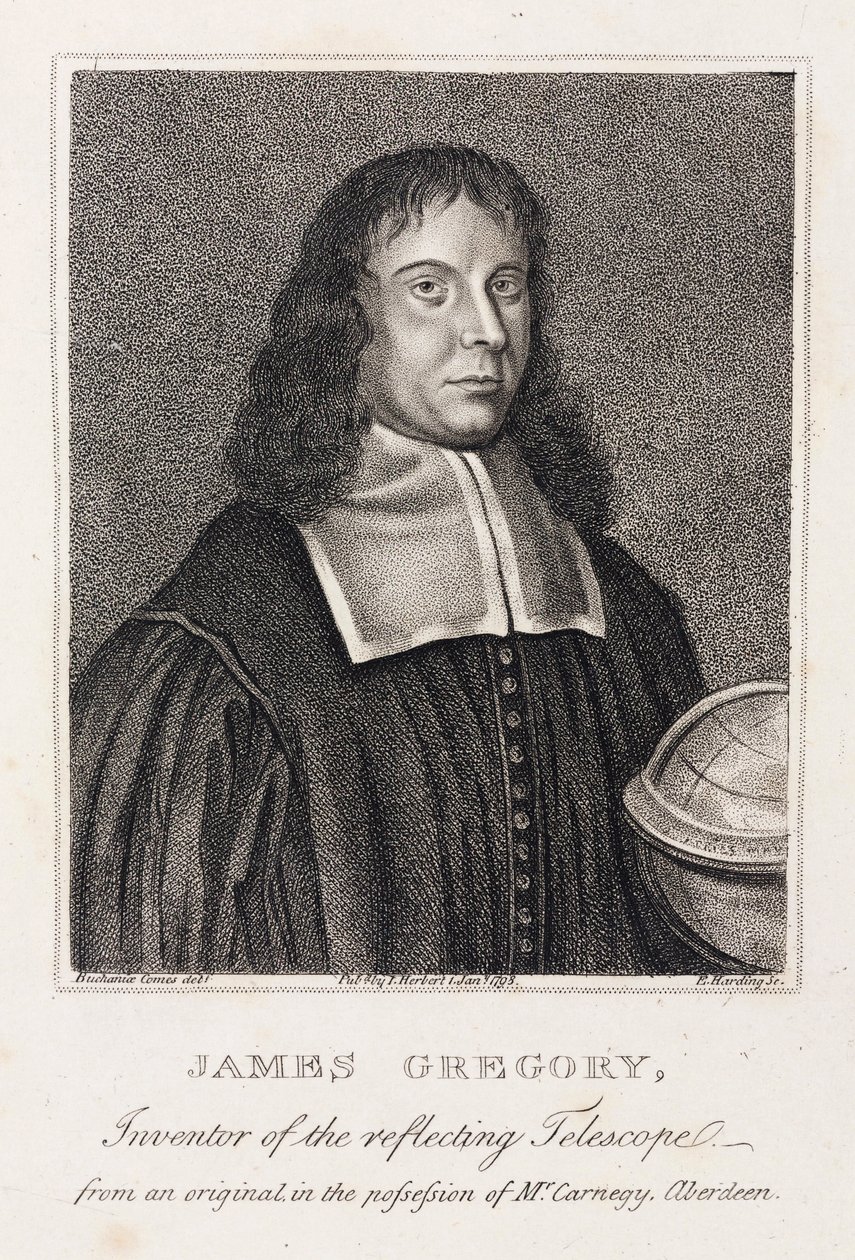 James Gregory, skotský matematik, c 1670 od Unbekannt