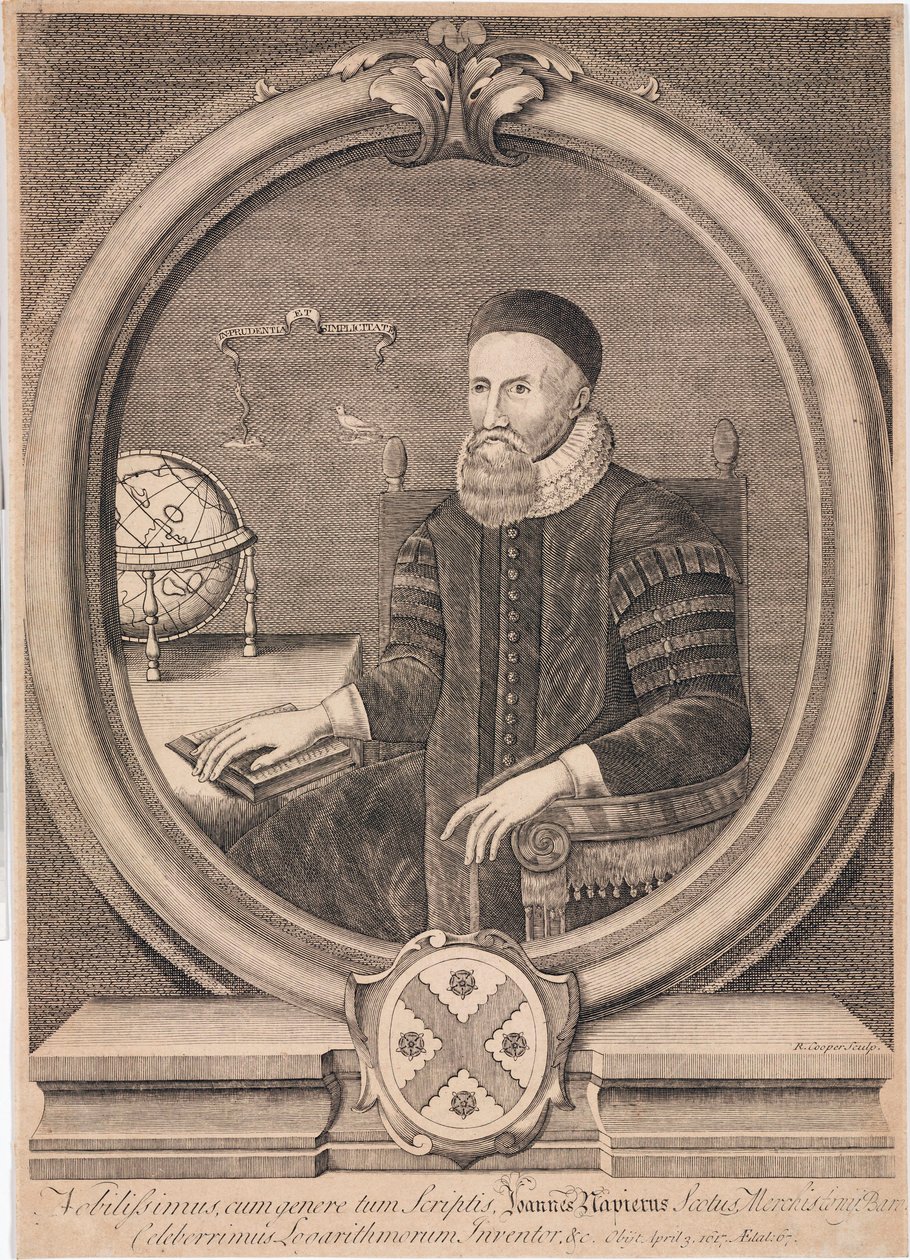 John Napier, skotský matematik, c 1600 od Unbekannt