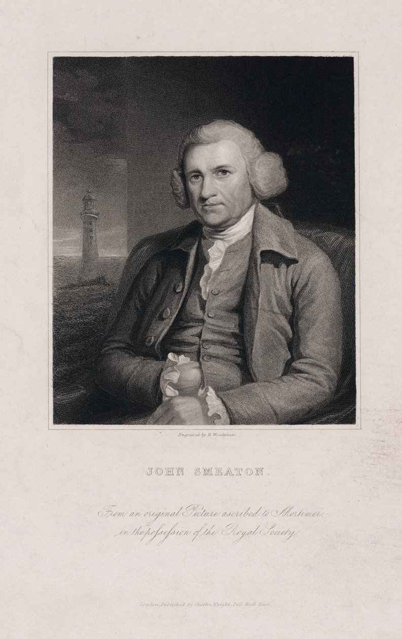 John Smeaton, anglický strojní a stavební inženýr, c 1770 od Unbekannt