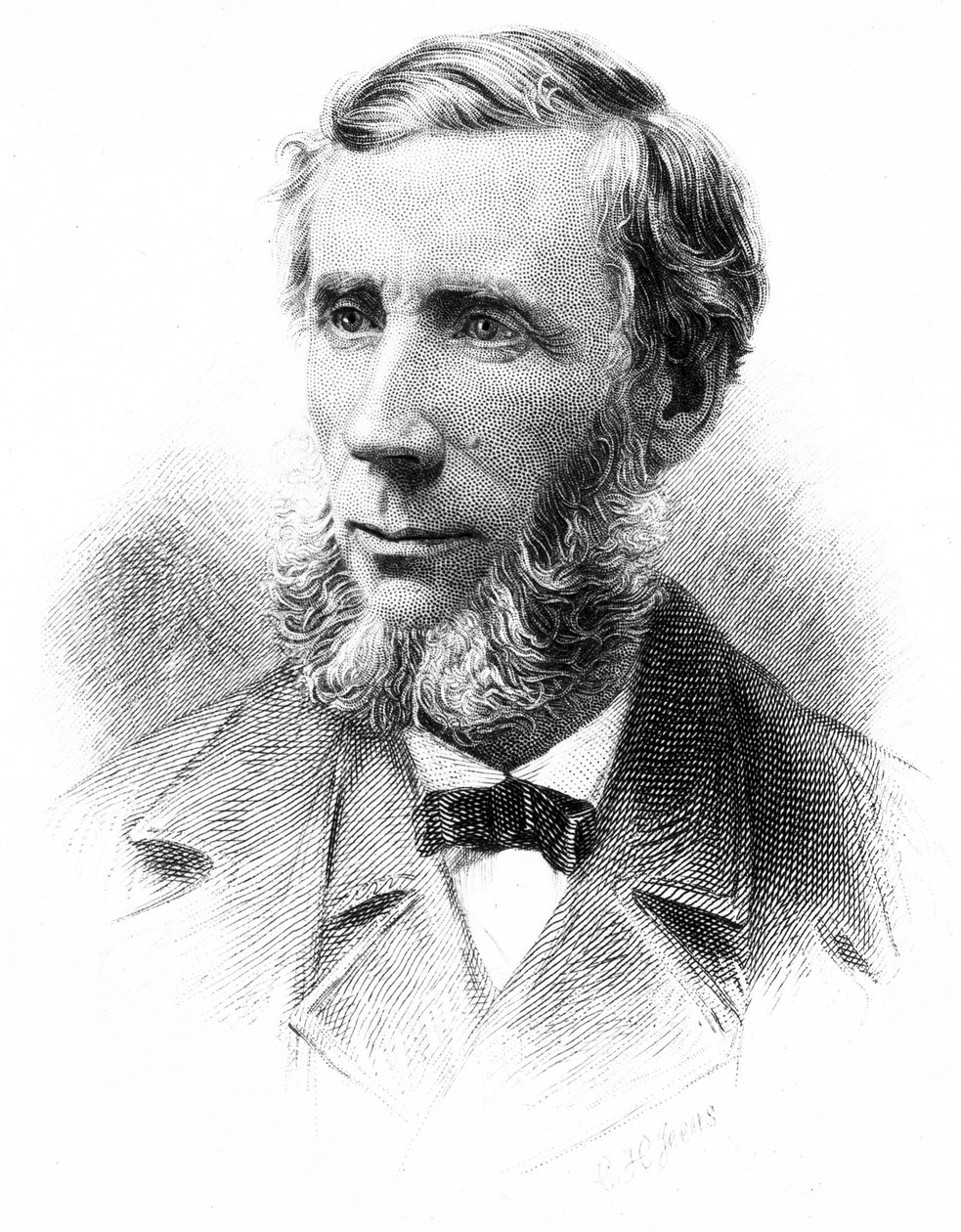 John Tyndall, britský fyzik, c 1880 od Unbekannt