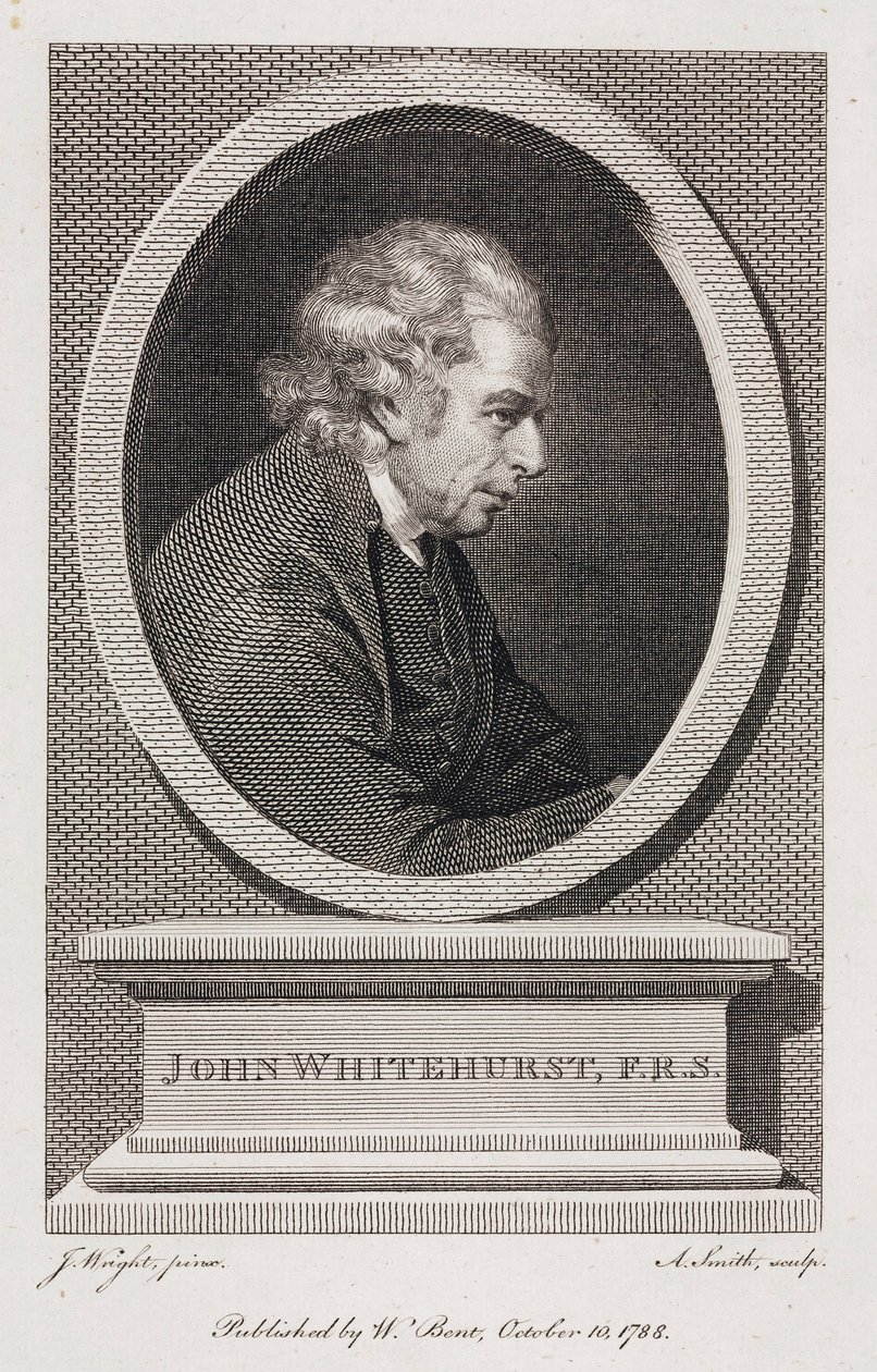 John Whitehurst, anglický horolog, c 1783 od Unbekannt