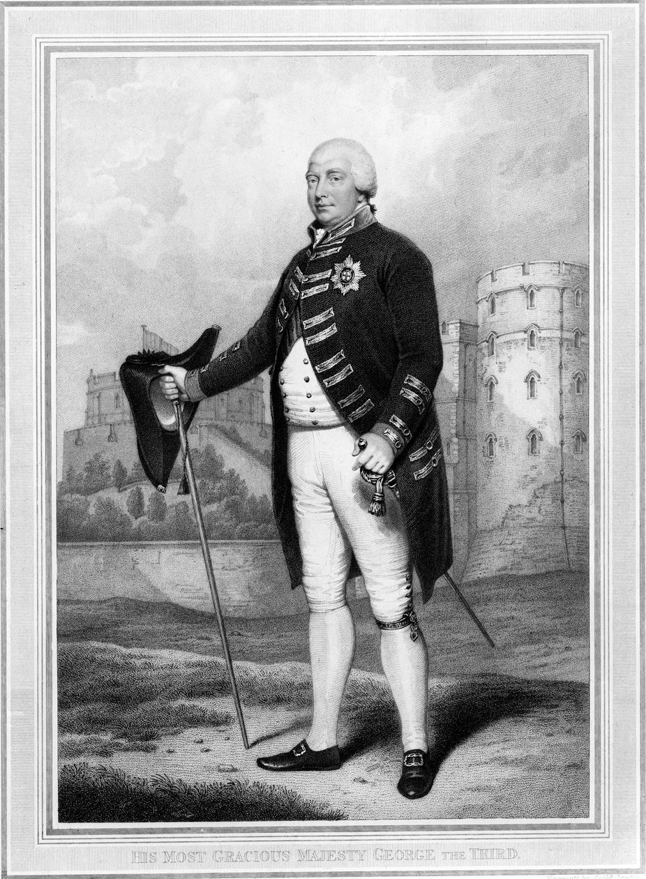 King George III, král Velké Británie, c 1800 od Unbekannt