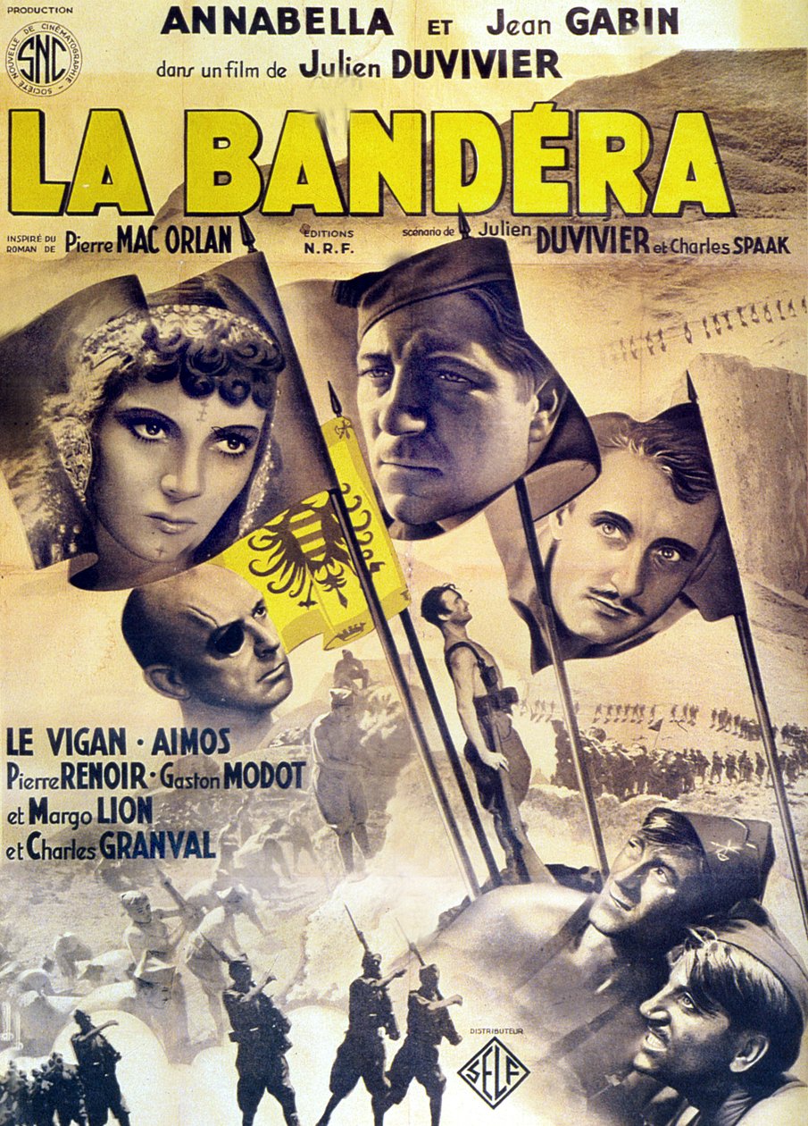La Bandera od Juliena Duviviera s Annabellou a Jeanem Gabinem 1935 od Unbekannt
