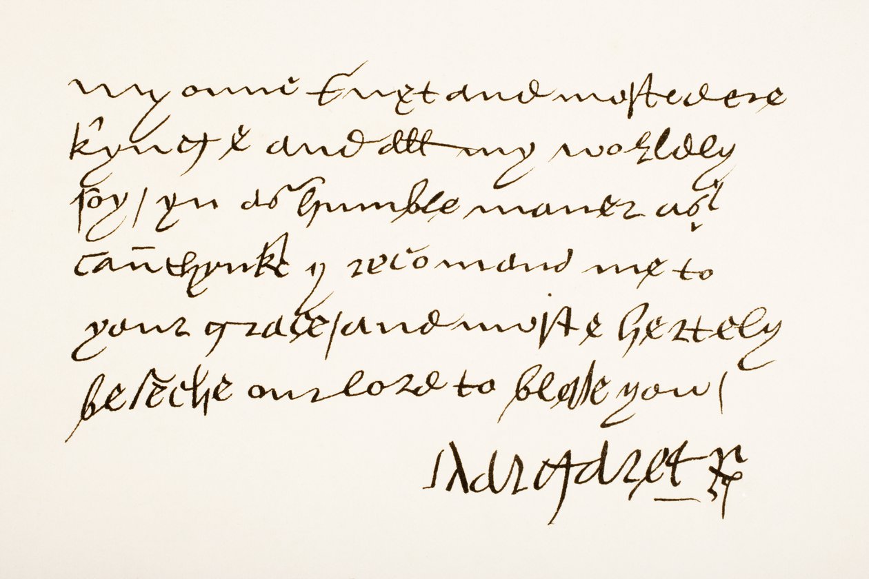 Lady Margaret Beaufortová, hraběnka z Richmondu a Derby, alias Margaret z Lancasteru od Unbekannt