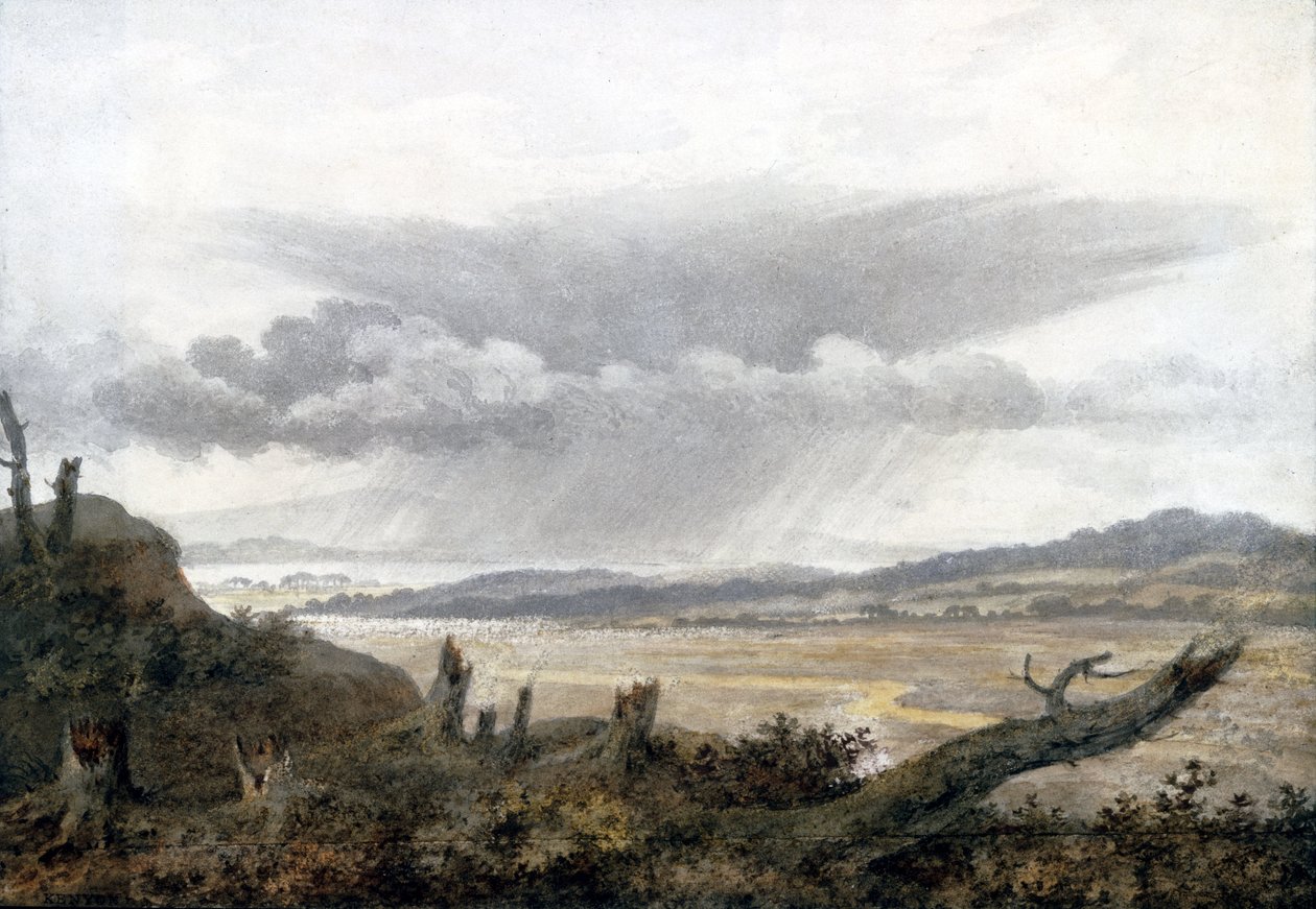 Studie krajiny a mraků, Luke Howard, asi 1808-1811 od Unbekannter Künstler