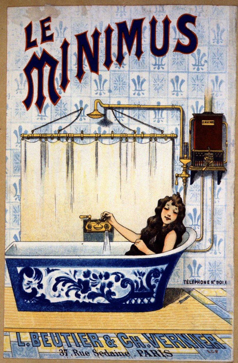 Le minimus Koupelna, cca 1900 (ilustrace) od Unbekannter Künstler