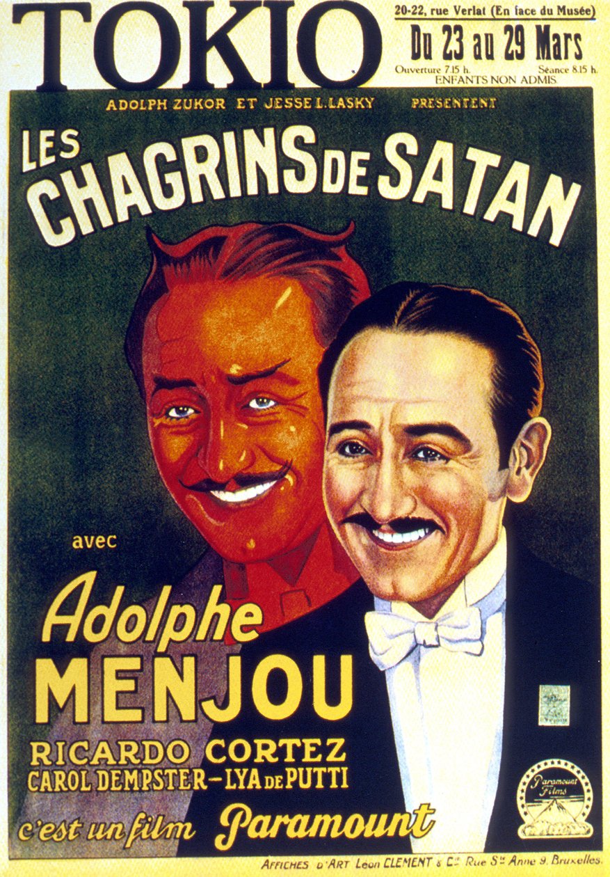 Les Sorrows de Satan The Sorrows of Satan od DWGriffitha s Adolfem Menjou 1926 od Unbekannt