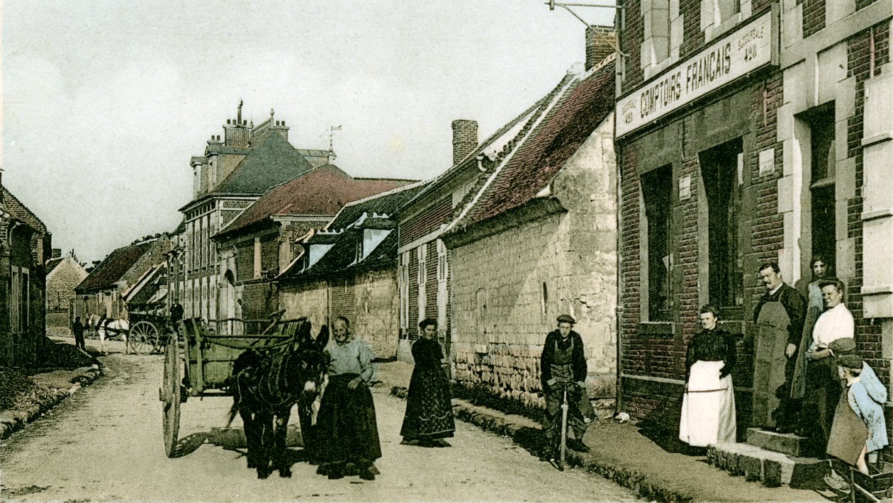 Les Comptoirs Français, pobočka potravinářských výrobků, v Remy, c. 1900 a 1914 od Benjamin Baud