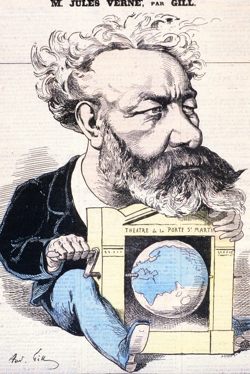 Loire Atlantique N* 183 – Nantes – Muzeum Julese Verna – Cartoon by Gill od Unbekannt