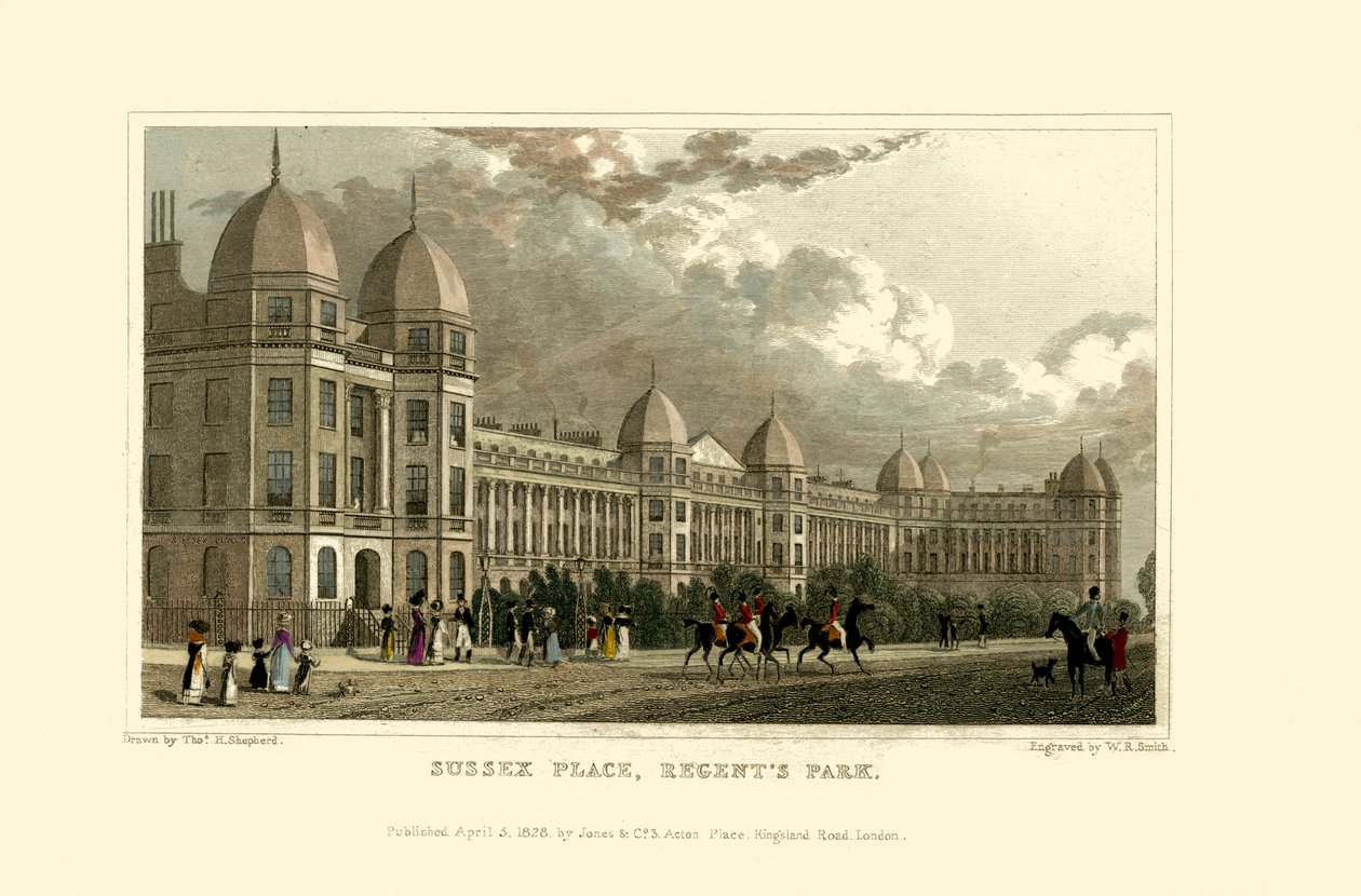 Pohledy na Londýn: Sussex Place, Regent