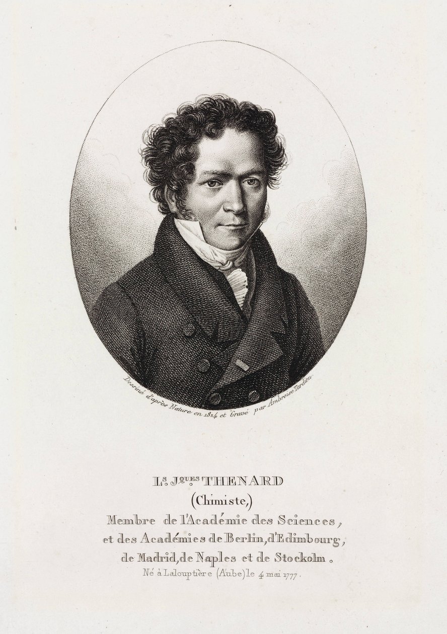 Louis Jacques Thenard , francouzský chemik od Unbekannt