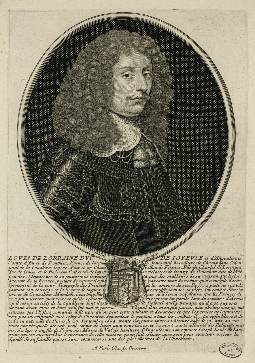 Louis de Lorraine vévoda de Joyeuse od Unbekannter Künstler