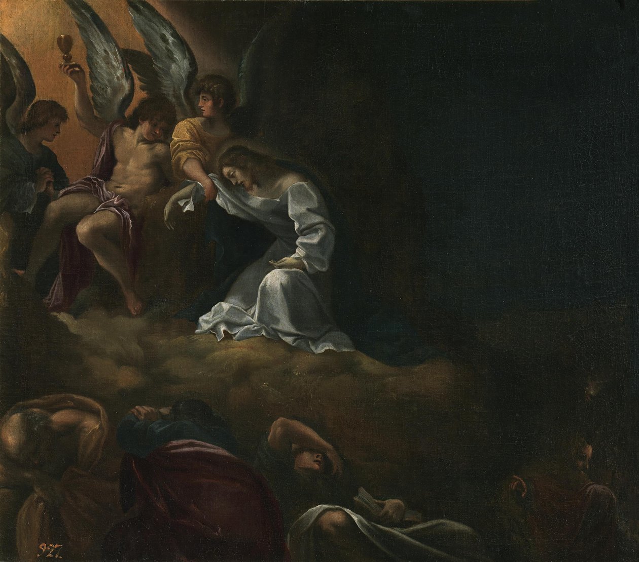 Ludovico Carracci - Orace v zahradě od Unbekannter Künstler