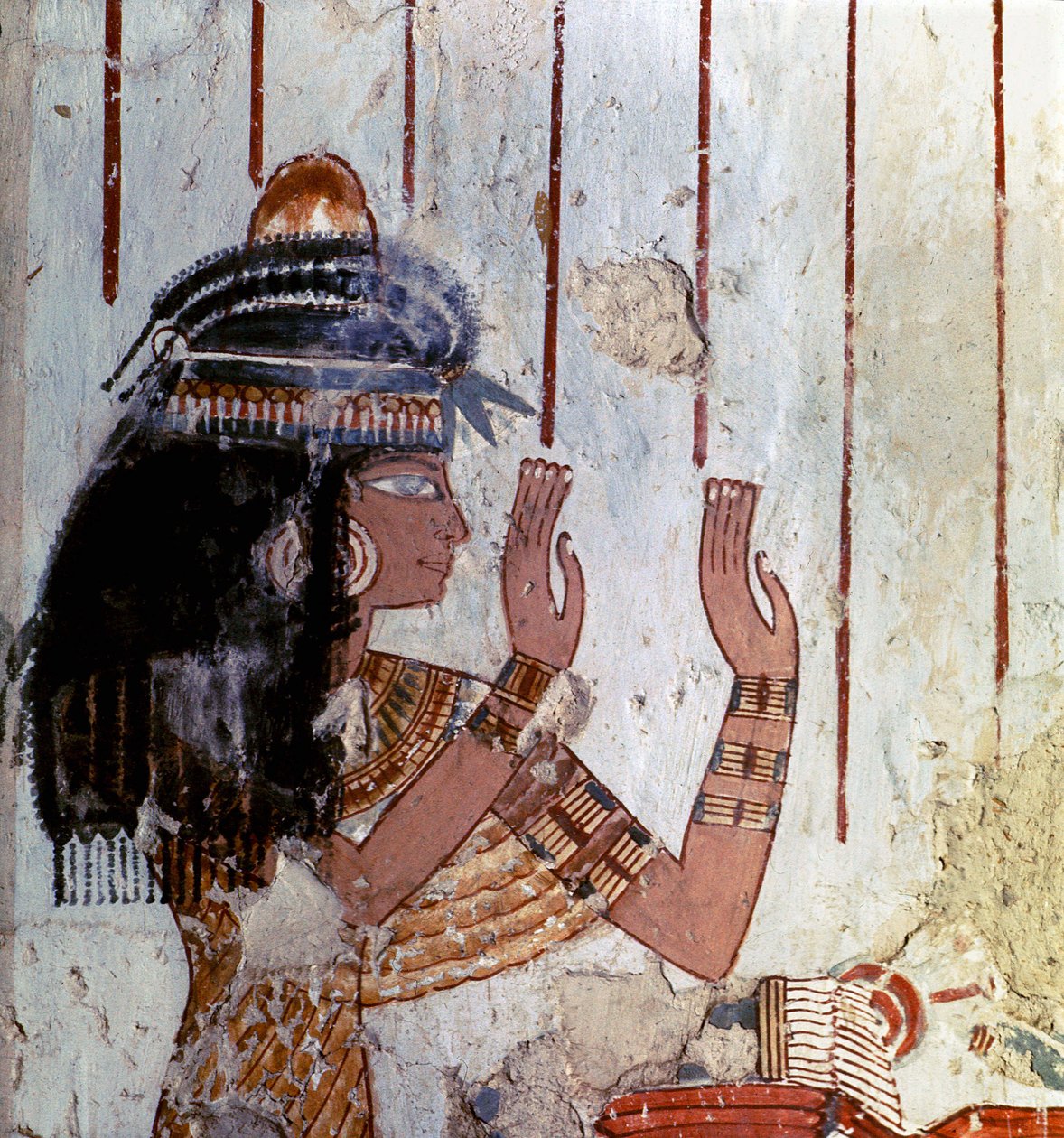 Luxor Théby: Nekropol šlechticů, hrobka 18. dynastie. od Leopold Blonder