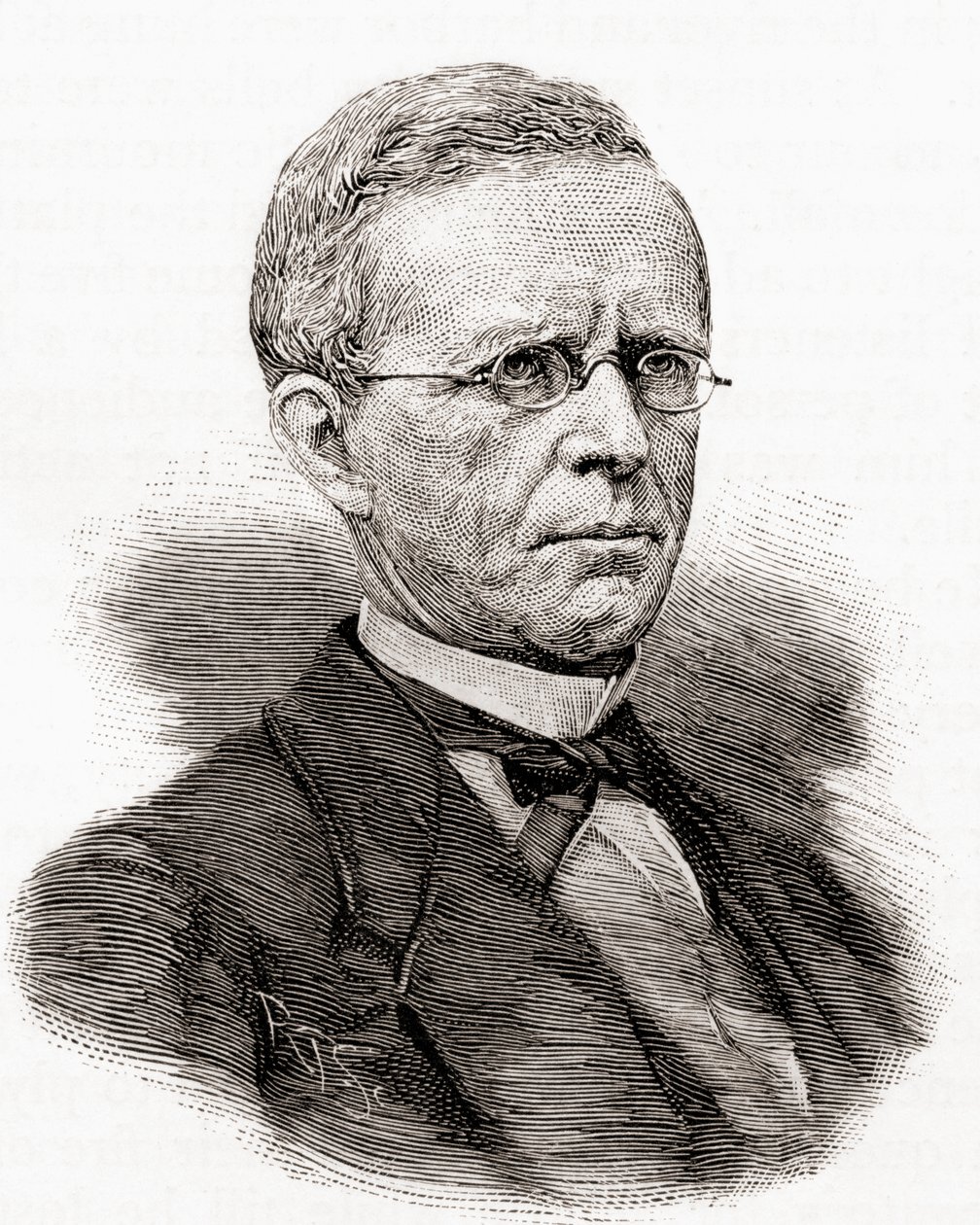 Lyman Trumbull, z The Century Magazine, publikoval 1887 (rytina) od Unbekannter Künstler