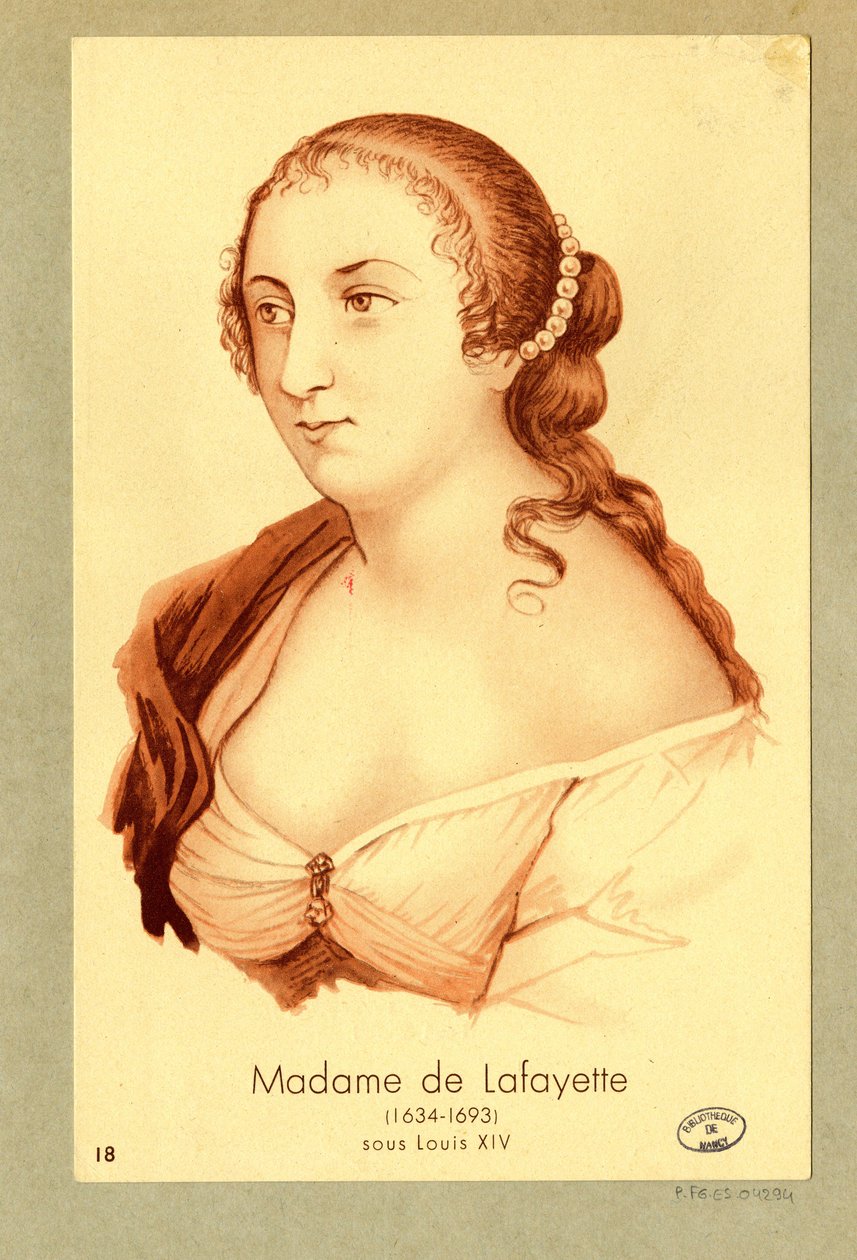 Madame de Lafayette od Unbekannter Künstler