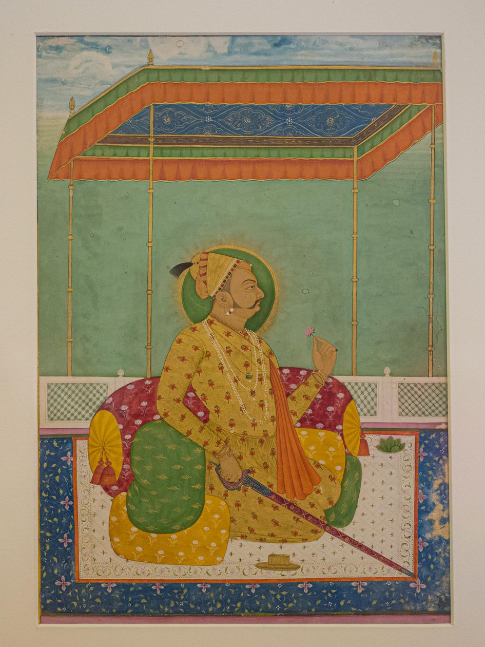 Maharaja Ajit Singh, Malba, Pevnost Mehrangarh, Jodhpur, Rádžasthán, Indie, Asie (foto) od Unbekannter Künstler