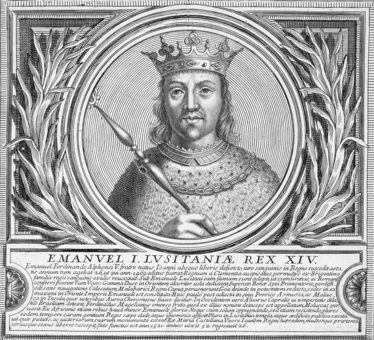 Manuel I. Portugalský (litho) od Unbekannt