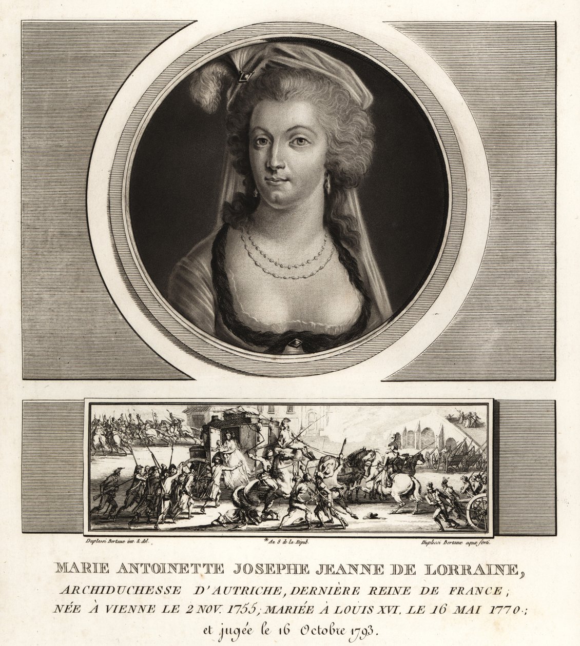 Marie Antoinetta, poslední královna Francie od Unbekannt