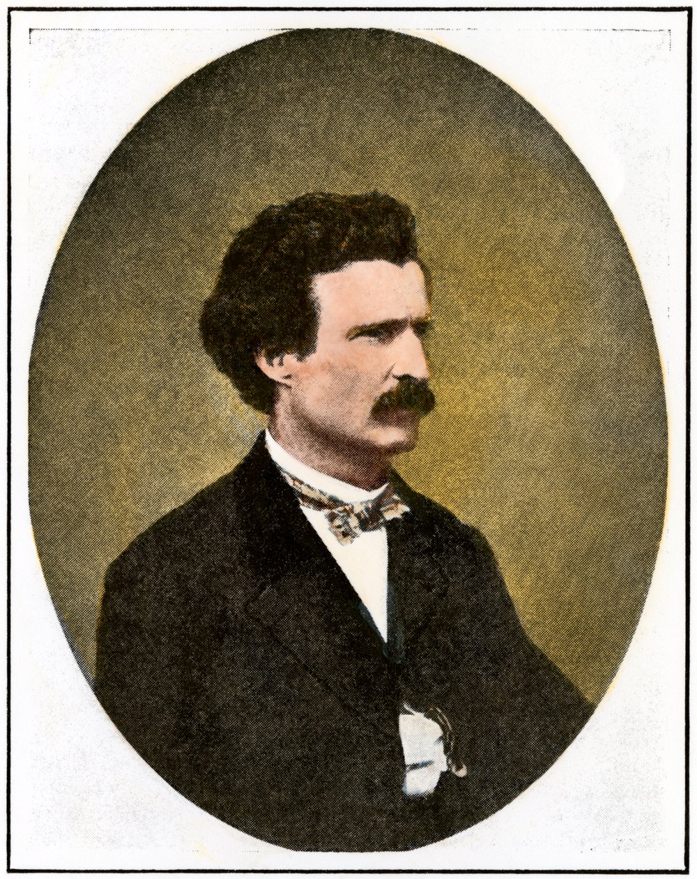 Mark Twain (1835-1910) jako reportér ve Virginia City v Nevadě: Teritoriální podnik od Unbekannter Künstler