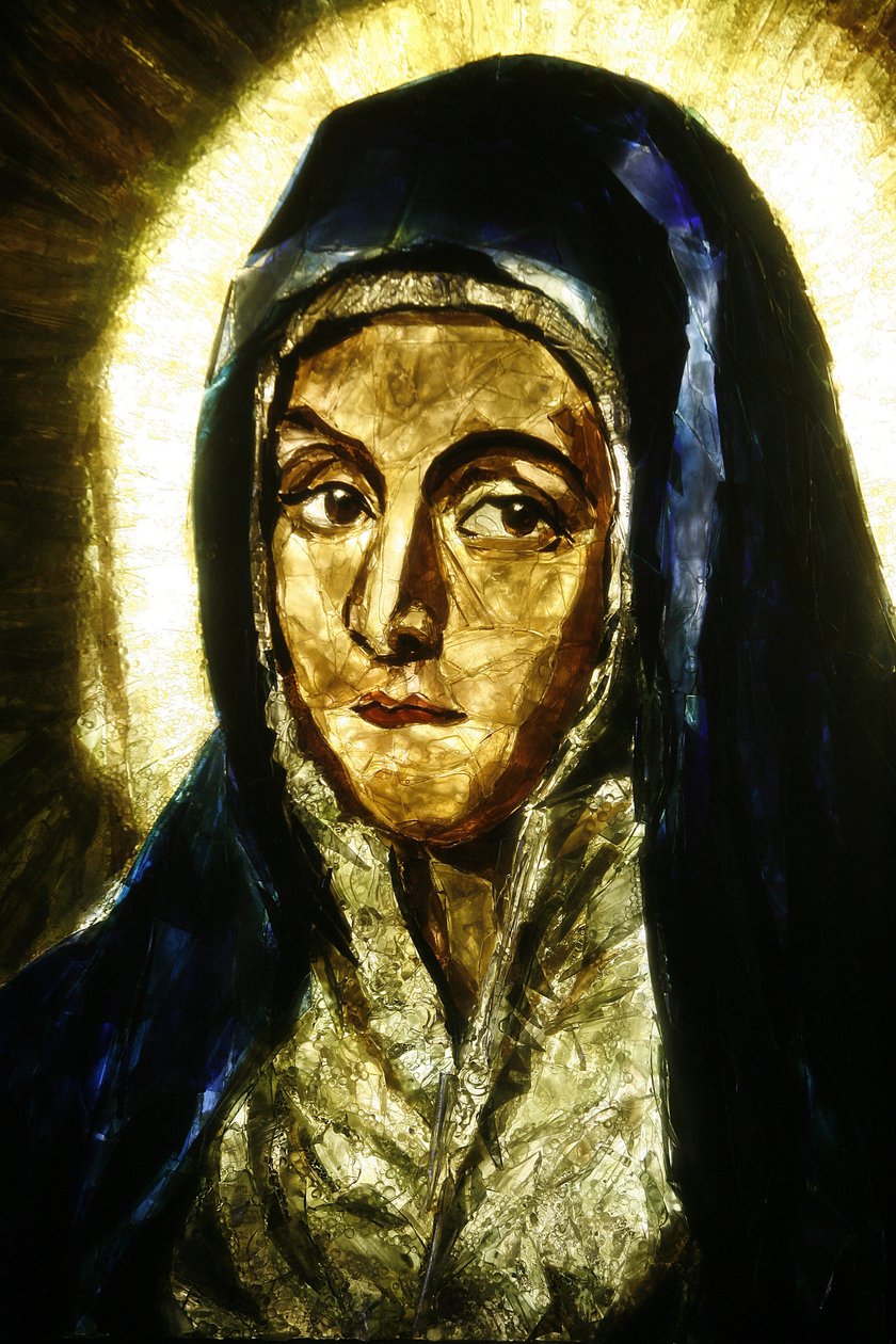 Mater Dolorosa (detail) od El Greco, Lourdes, Francie od Unbekannt