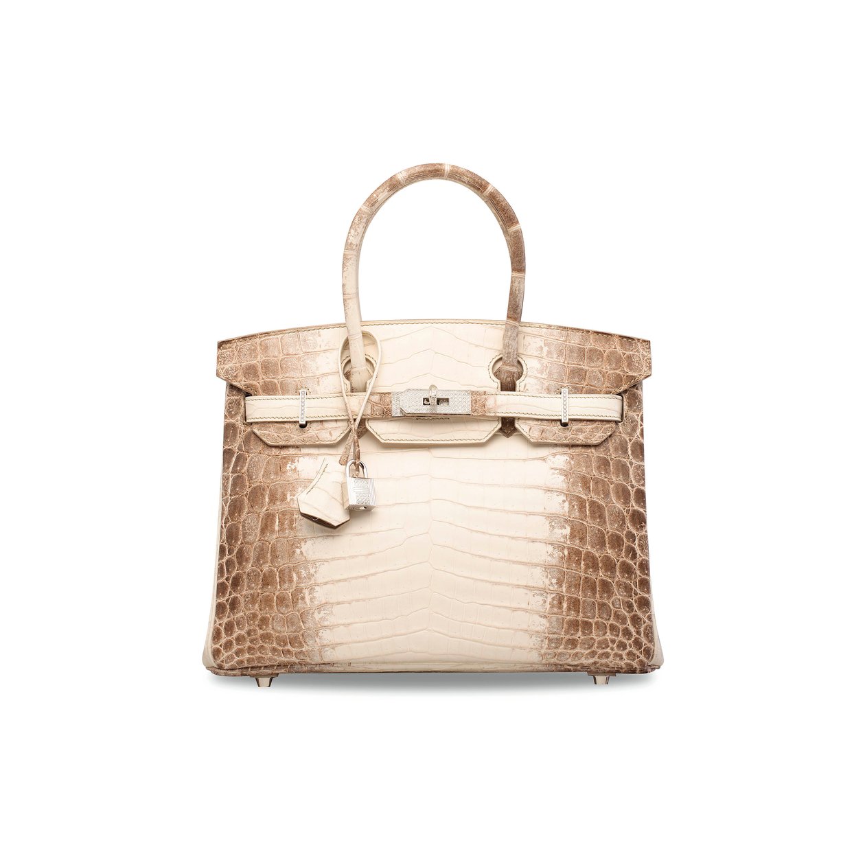 Matte White Himalaya Niloticus Crocodile Diamond Birkin 30, Hermès, 2014 (krokodýlí kůže, bílé zlato a diamanty) od Unbekannt