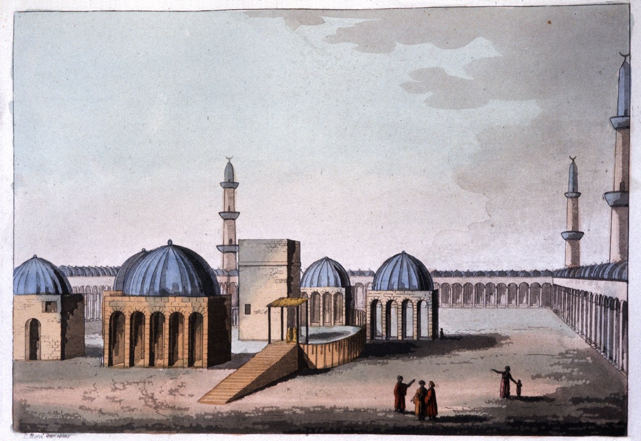 Mekka, asi 1810 (rytina) od Unbekannter Künstler
