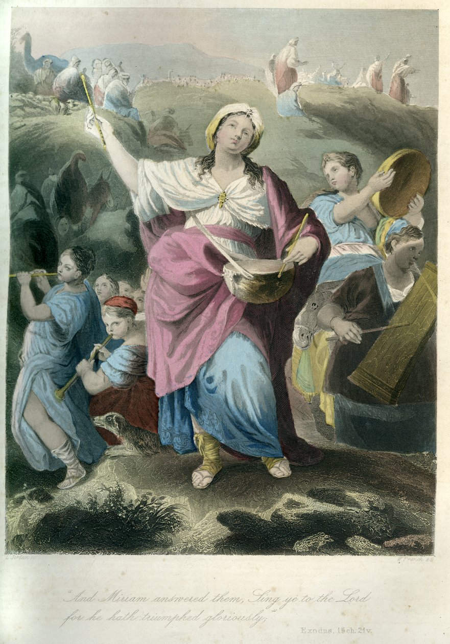 Prorokyně Miriam - Bible od Unbekannter Künstler