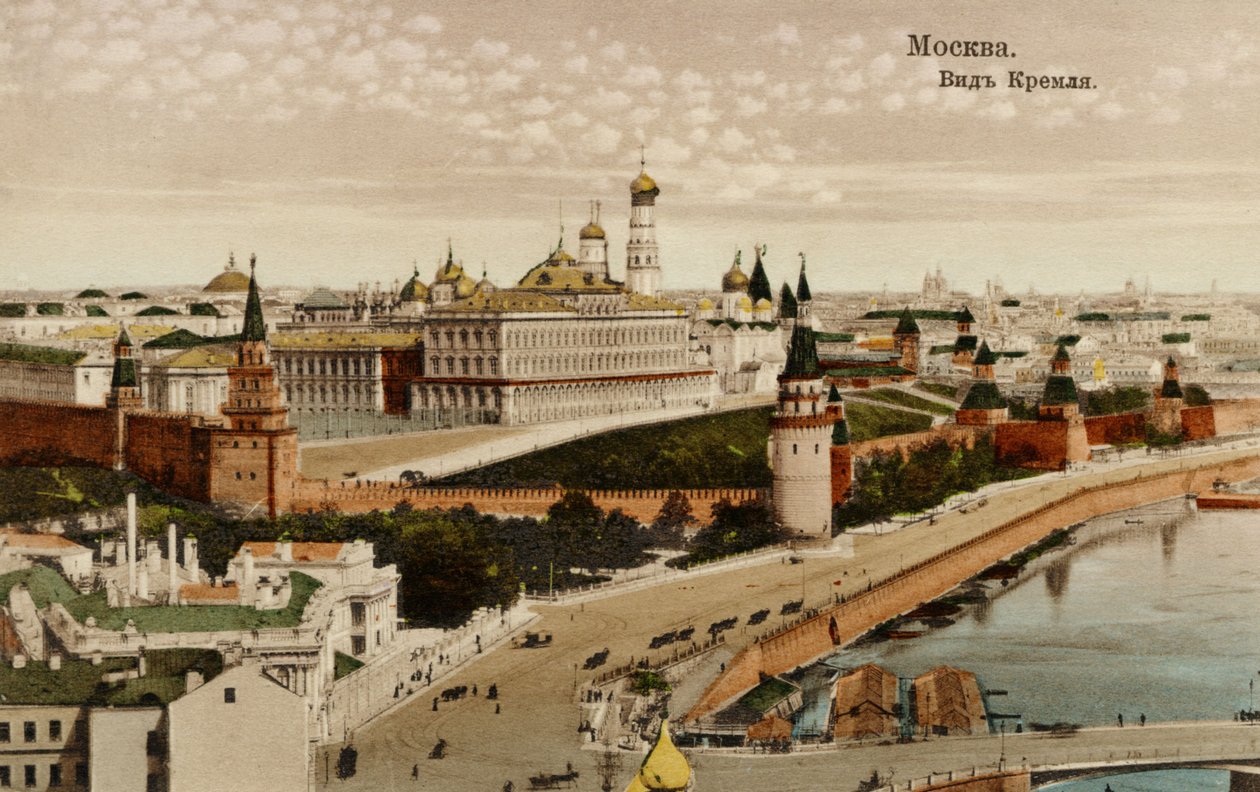 Pohled na Moskvu z Kremlu, Rusko od Unbekannter Künstler