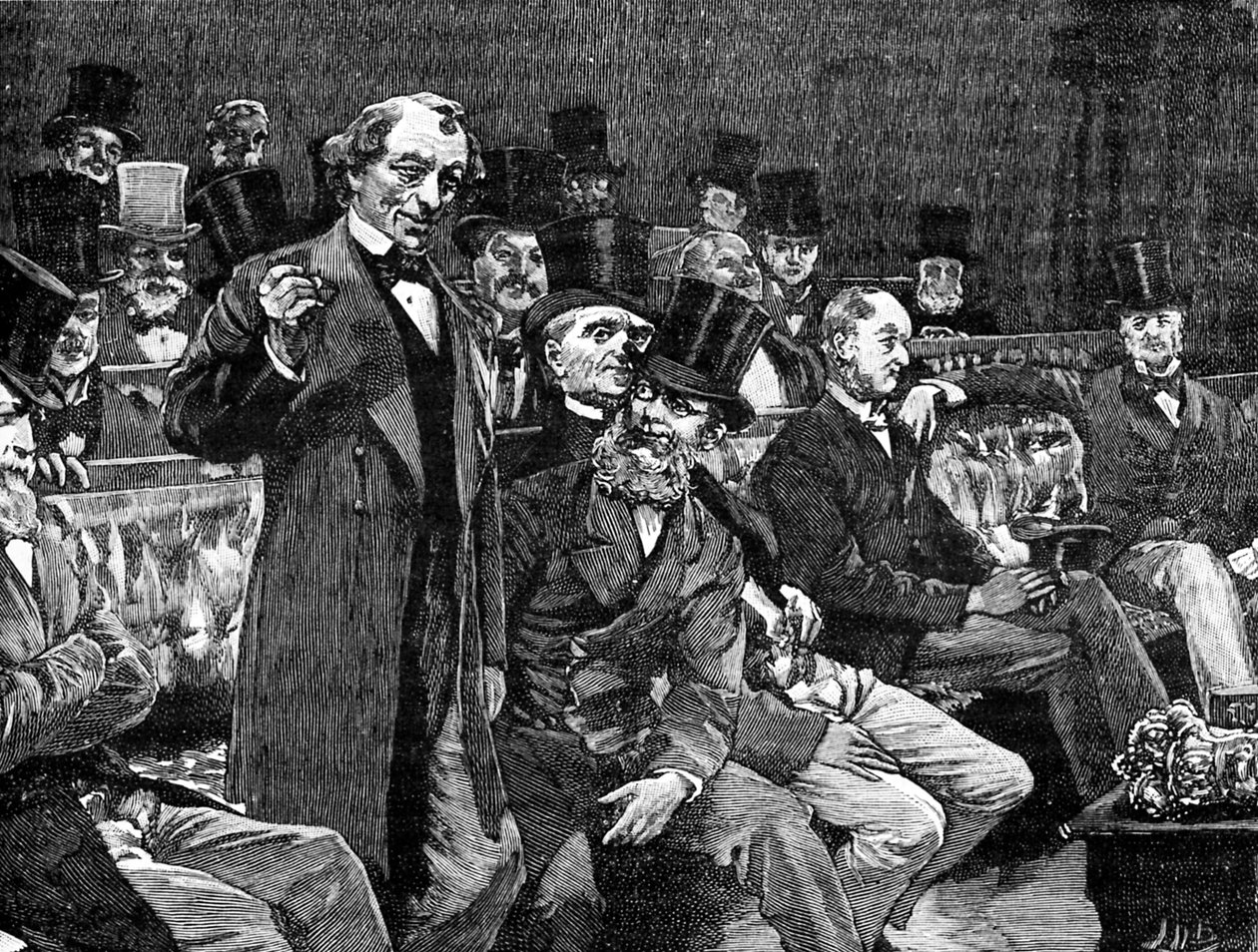 Pan Disraeli v Dolní sněmovně od Unbekannter Künstler