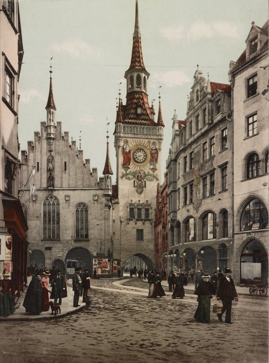 Mnichovská radnice, 1890-90 od Unbekannt