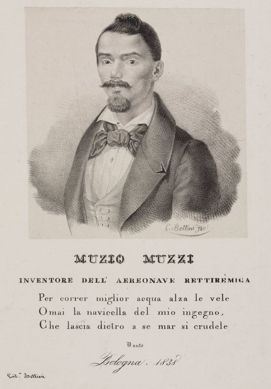 Muzio Muzzi , italský balonista od Unbekannt