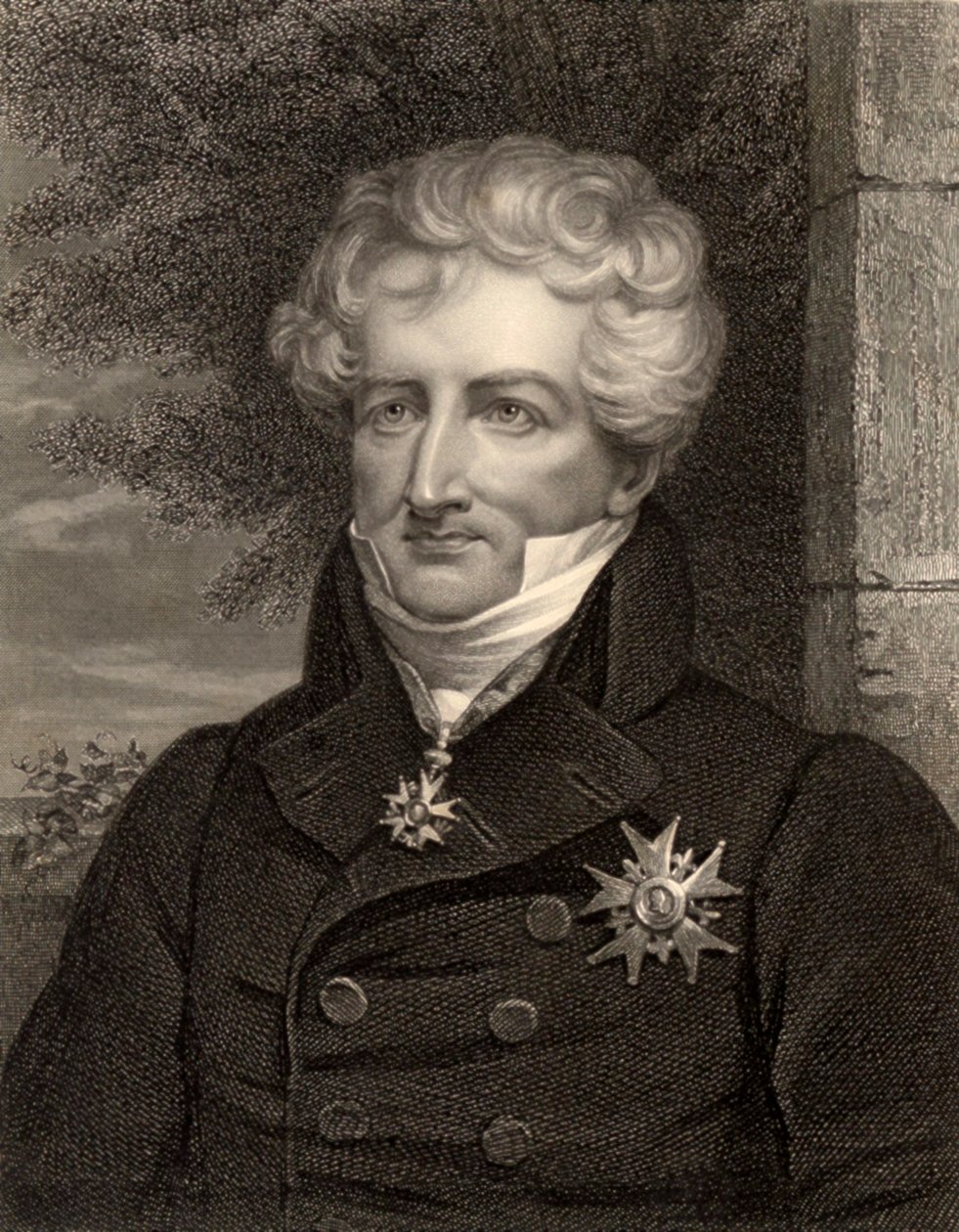 Přírodovědec Georges Cuvier, Paříž, Francie, cca 1810 (č/b foto) od Unbekannt