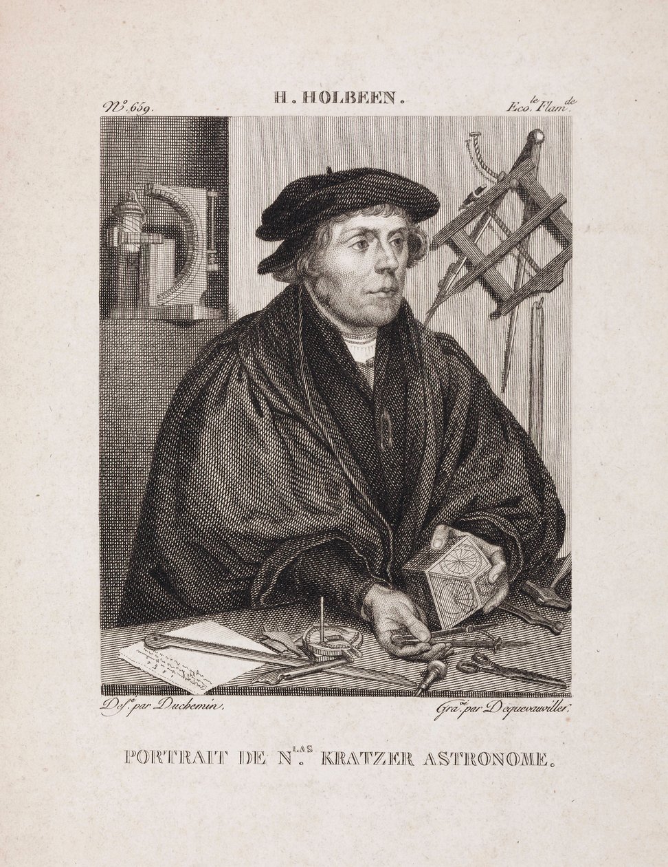Nicholas Kratzer, německý astronom, c 1528 od Unbekannt