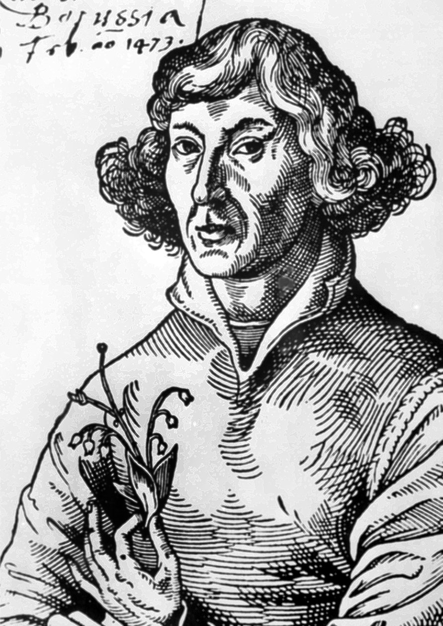 Mikuláš Koperník (1473-1543) polský astronom (rytina) od Unbekannter Künstler