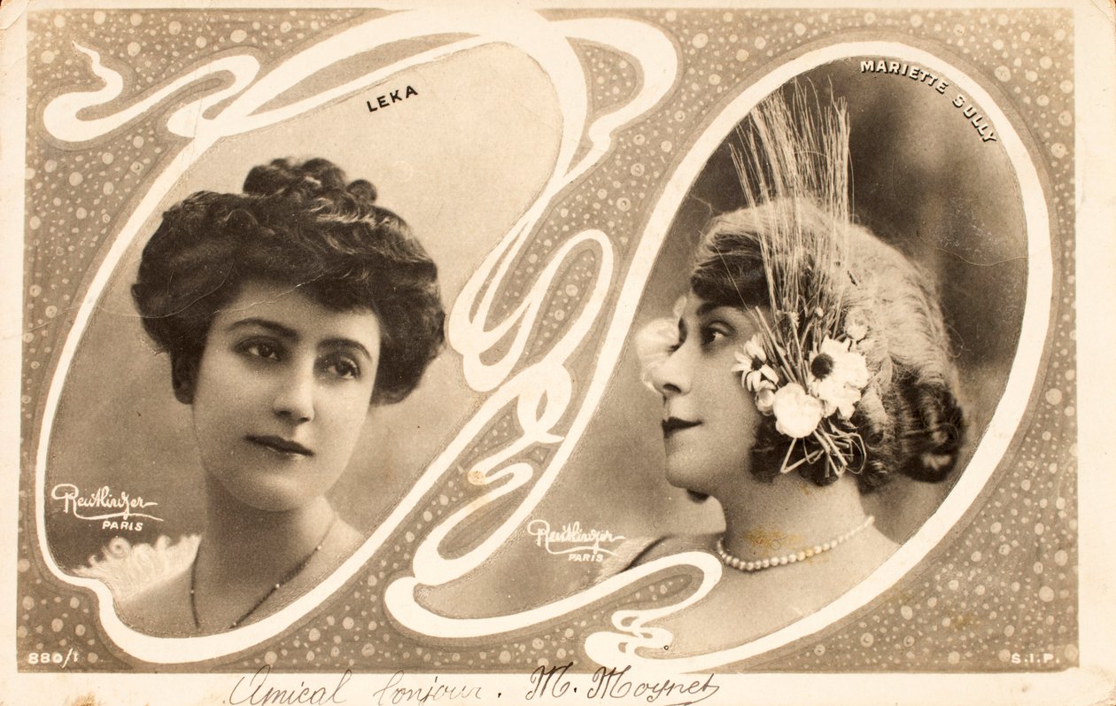 Stará pohlednice/Leka/Mariette Sully (1874-1940)/Herečka od William M. Timlin