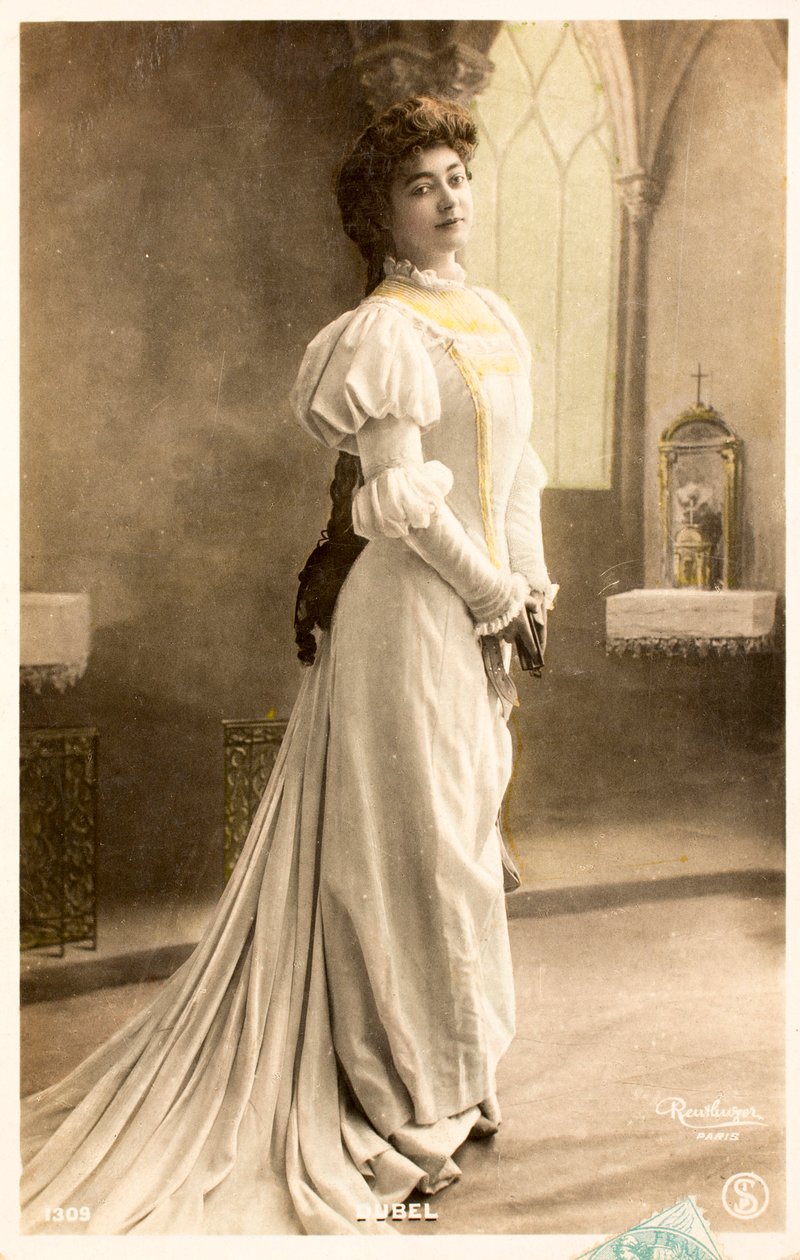 Stará pohlednice/Yvonne Dubel (1881-1958)/Herečka od William M. Timlin