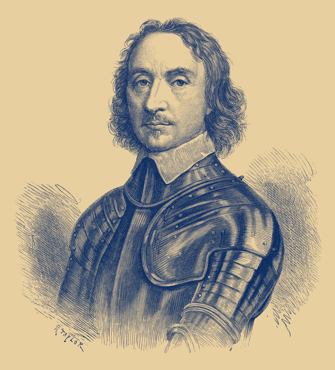 Oliver Cromwell od Unbekannter Künstler