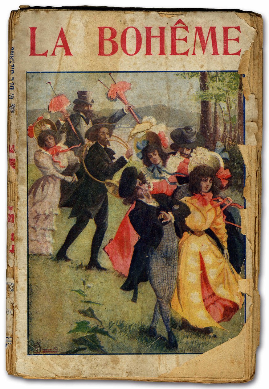 Libreto opery Bohéma od Giacoma Pucciniho. 1896 (tisk) od Unbekannter Künstler