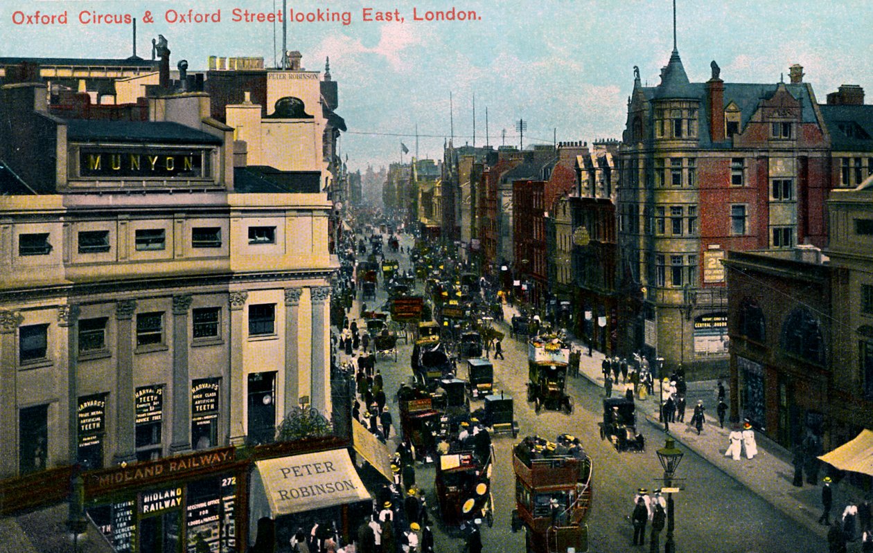 Oxford Circus a Oxford od Unbekannter Künstler