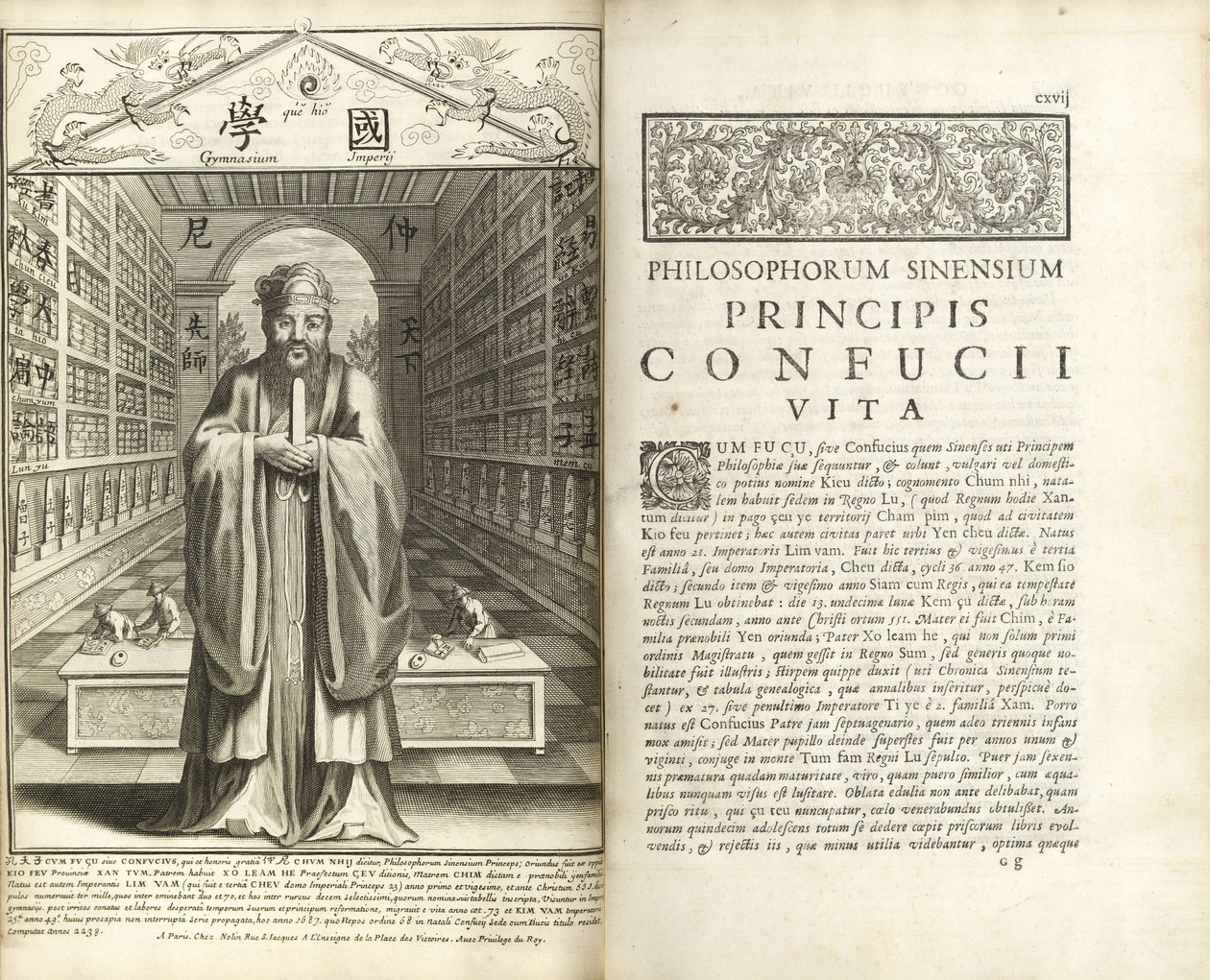 Stránky z Konfucia, filozofa Číny (Confucius, the Philosopher of Chinese) od Unbekannt