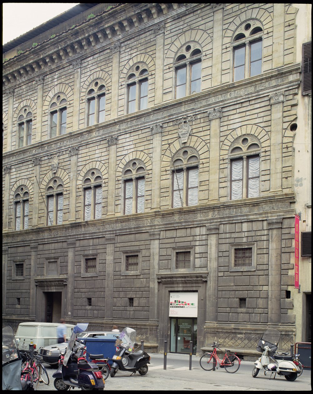 Palazzo Rucellai, Florencie, postavený 1446-51 (foto) od Unbekannt