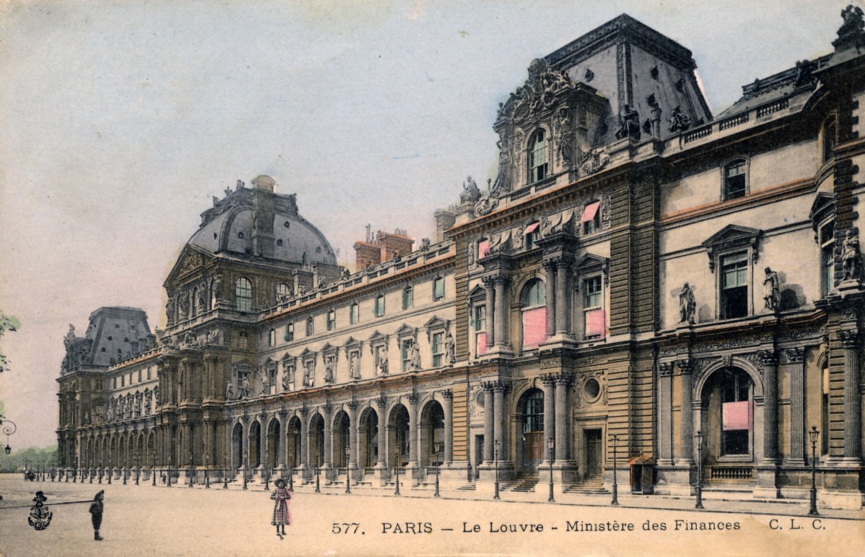 Paříž, Francie: Le Louvre, Ministere des Finances od Unbekannter Künstler