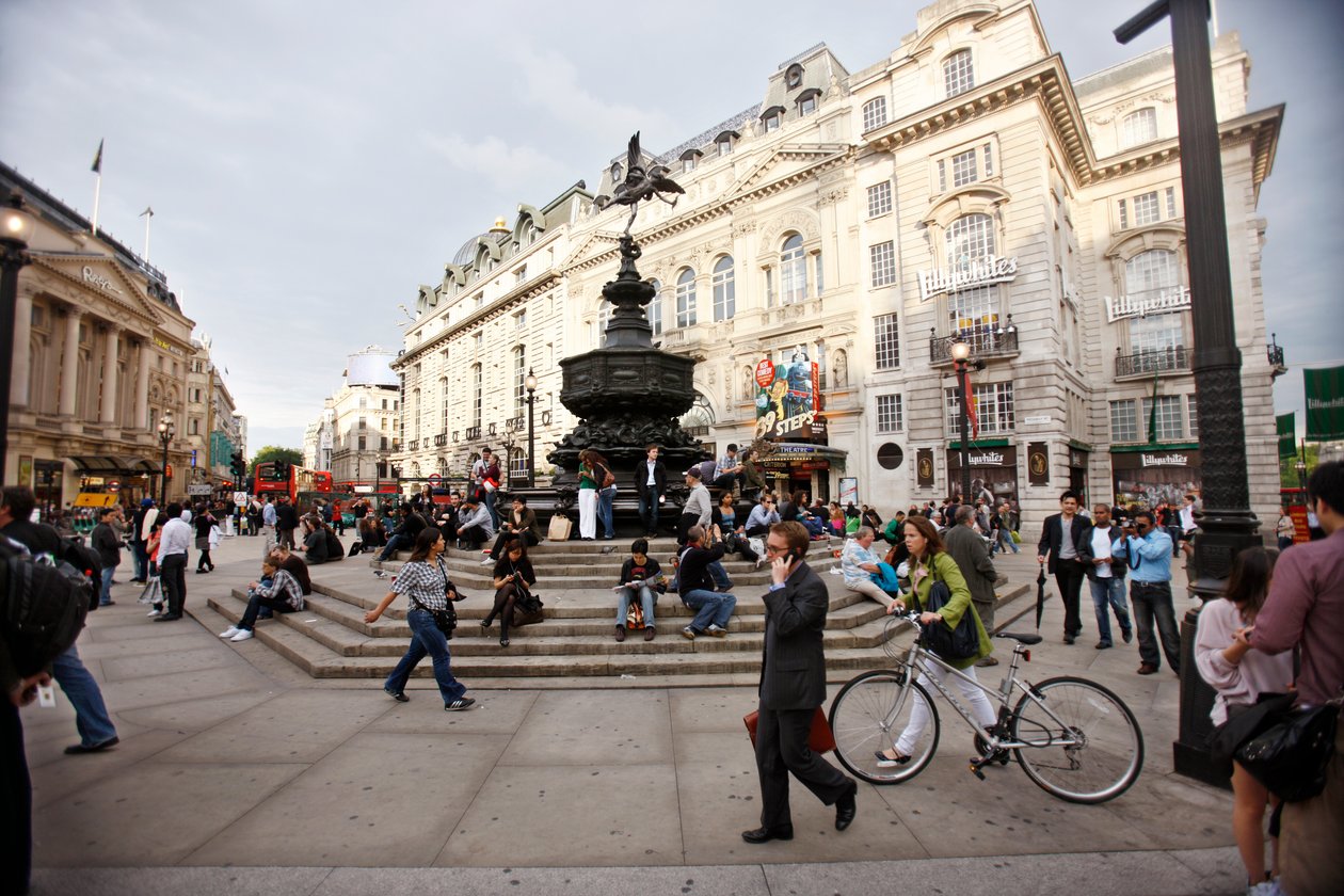 Piccadilly Circus, Londýn (foto) od Unbekannt