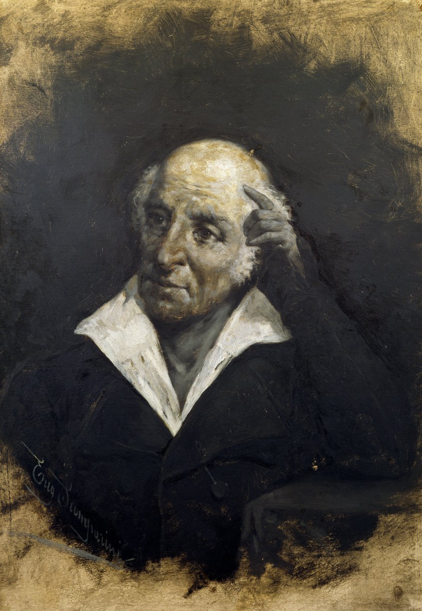 Portrét Domenica Rossettiho (Terst 1774-1842), italského politika a právníka od Benjamin Baud
