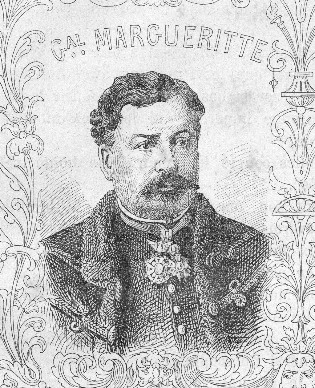 Portrét francouzského generála Jeana-Augusta Marguerita, prusko-francouzská válka od Unbekannter Künstler