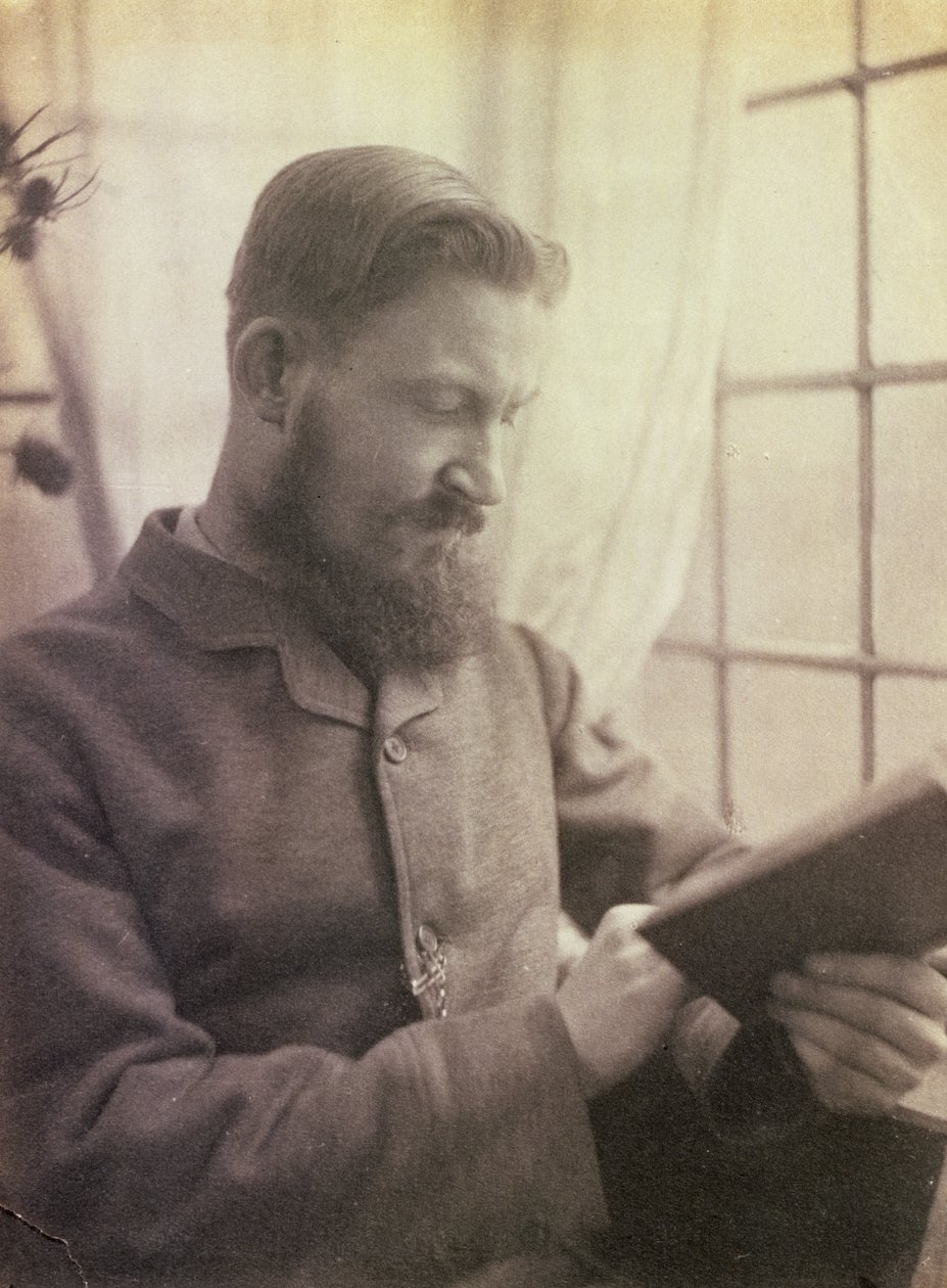 Portrét George Bernarda Shawa (1856-1950) jako mladého muže od Unbekannt
