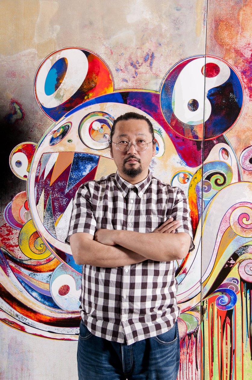 Portrét japonského umělce Takashi Murakamiho, 2010 (foto) od Benjamin Baud