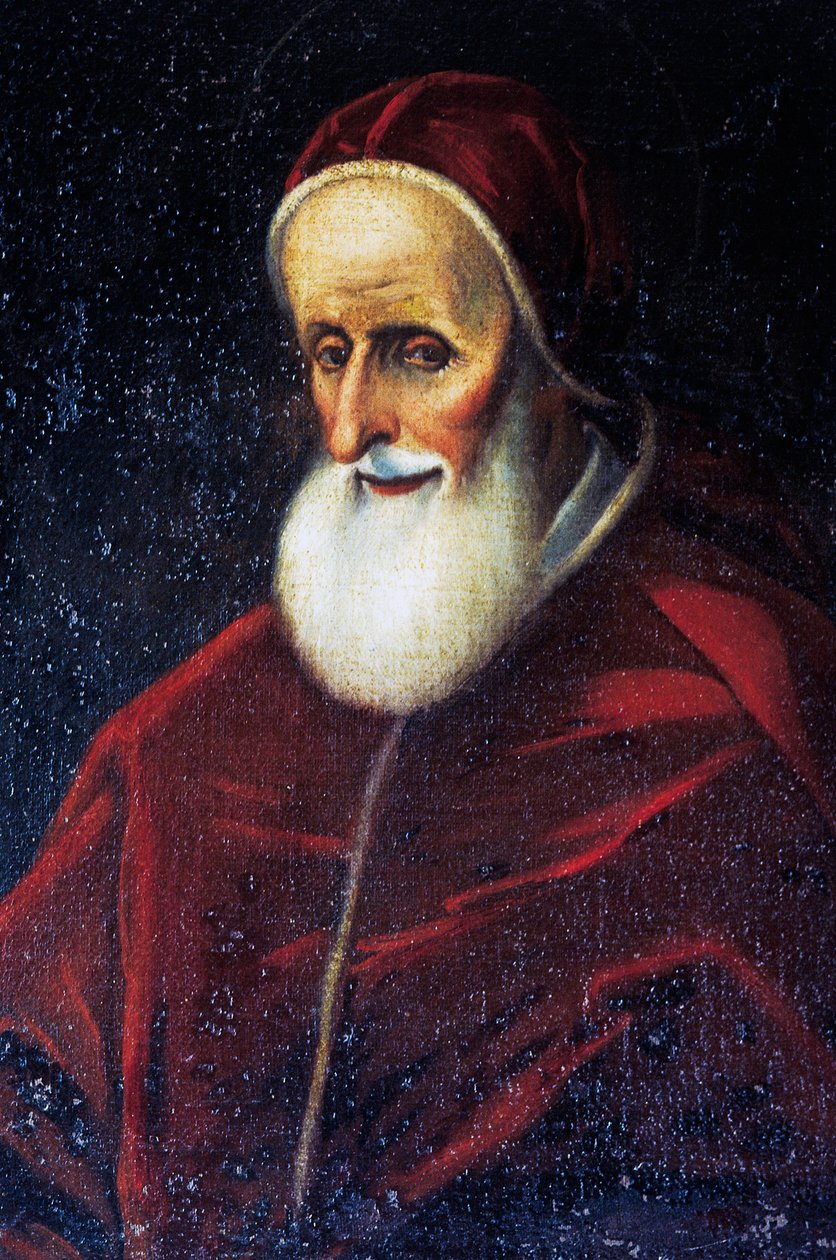 Portrét papeže Pia V. (Bosco Marengo) od Benjamin Baud